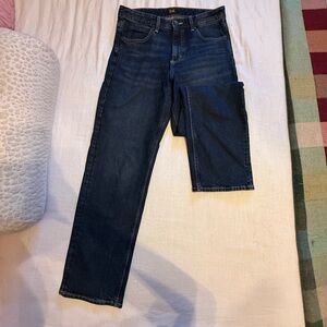 Lee Women's Dark Blue Straight Leg Jeans